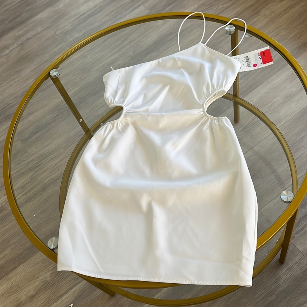 NEW Zara white tight mini dress